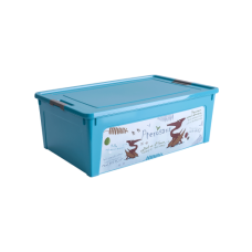 Контейнер "Smart Box" з декором 11,7л. (бірюз., Динозавр)
