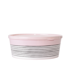 Миска з кришкою з декором d17см. (Lines, св. рож.)