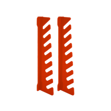 Стійка для ключів 200*25*52мм. (2шт.) (оранж.)