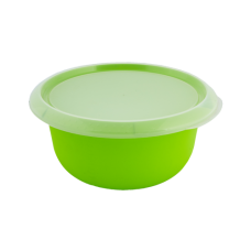 Миска кухонна з кришкою 3,75л. (/оливк./пр.)