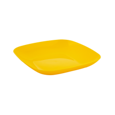 Тарілка 250*250*30мм. (т.жовтий)